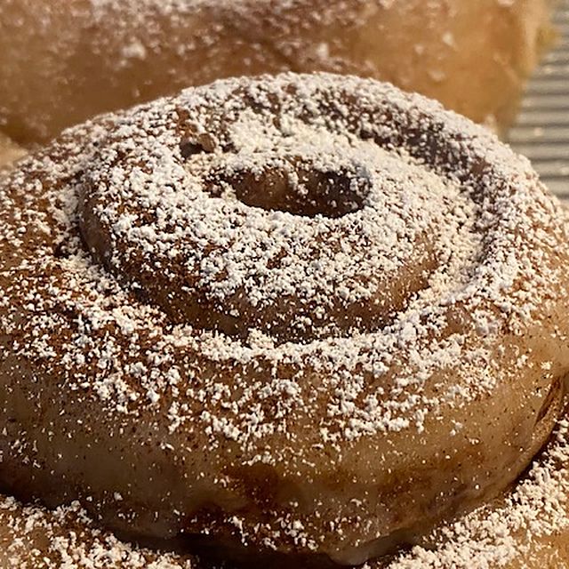 Sourdough cinnamon bun swirled with dark chocolate babka filling
